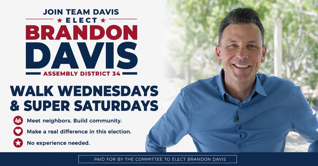 Brandon Davis Campaign Canvass 9/9