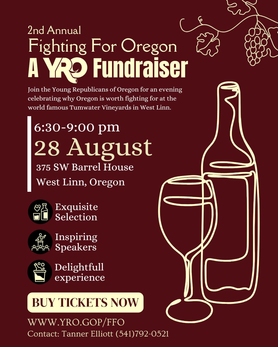 2nd Annual Fighting For Oregon Fundraiser