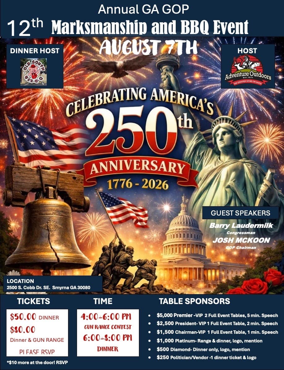12th Annual Ga GOP Marksmanship and BBQ Event